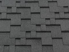 Гибкая черепица RoofShield PREMIUM Модерн Серый с оттенением